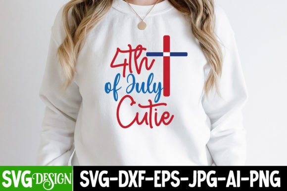 4th of July Cutie SVG: Graphics for T-Shirt Designs