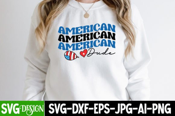 American Dude SVG: Graphics for T-Shirt Designs