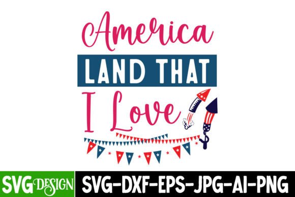American Land SVG: Graphics for T-Shirt Designs