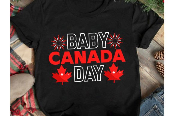Baby Canada Day SVG: Graphics for T-Shirt Designs