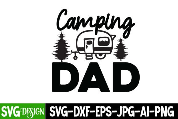 Camping Dad SVG: A Designer's Take on Outdoor Father's Day Art