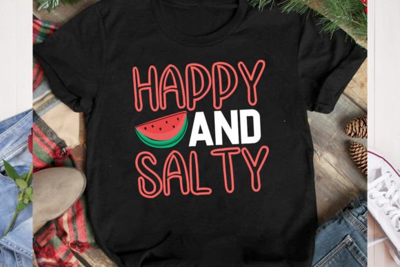 Happy and Salty SVG: Graphics for T-Shirt Designs