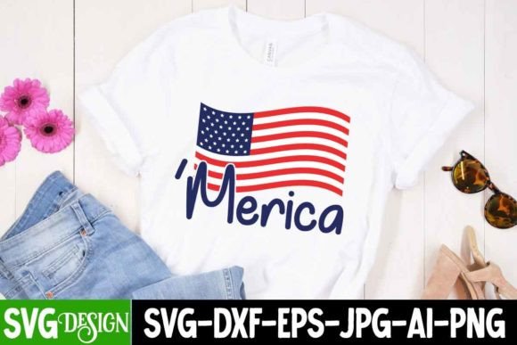 Merica SVG Design: Graphics for T-Shirt Designs