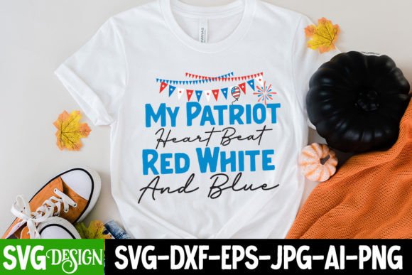 My Patriot Heart Beat: Graphics for T-Shirt Designs