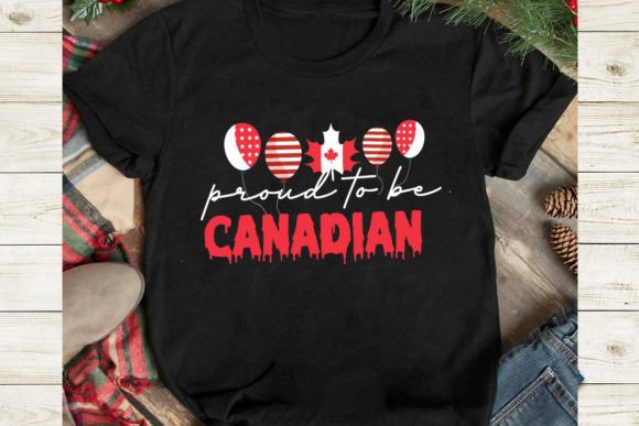 Proud Canadian Graphics for T-Shirt Designs