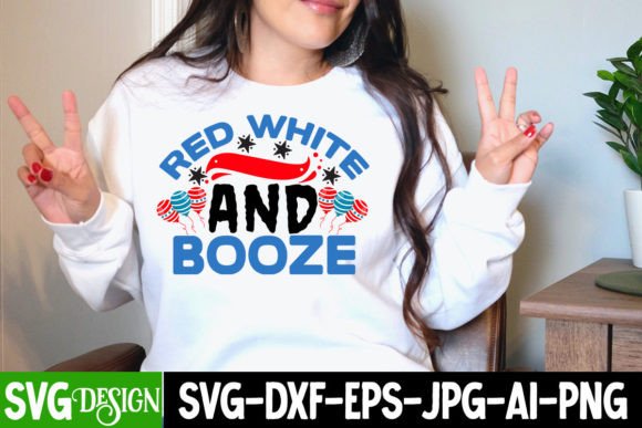 Red White and Brooze: Bold Graphics for T-Shirt Designs